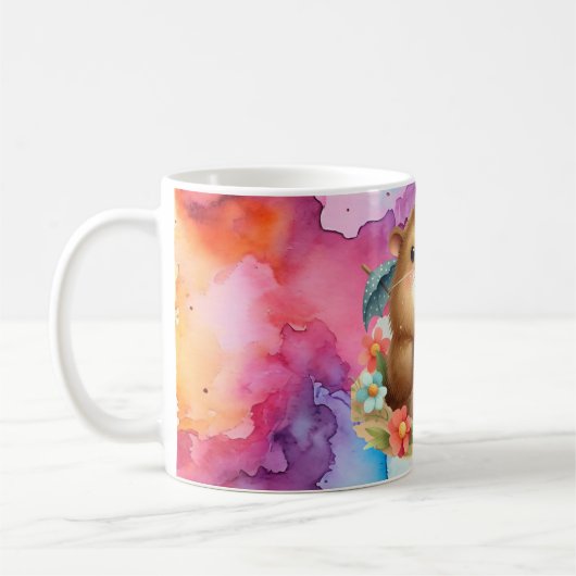 Groundhog Themed Coffee Tasse (Links)