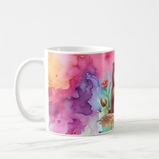 Groundhog Themed Coffee Tasse (Links)