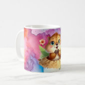 Groundhog Themed Coffee Tasse (Vorderseite Links)