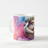 Groundhog Themed Coffee Tasse (Vorderseite Links)