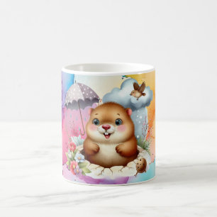 Groundhog Themed Coffee Tasse