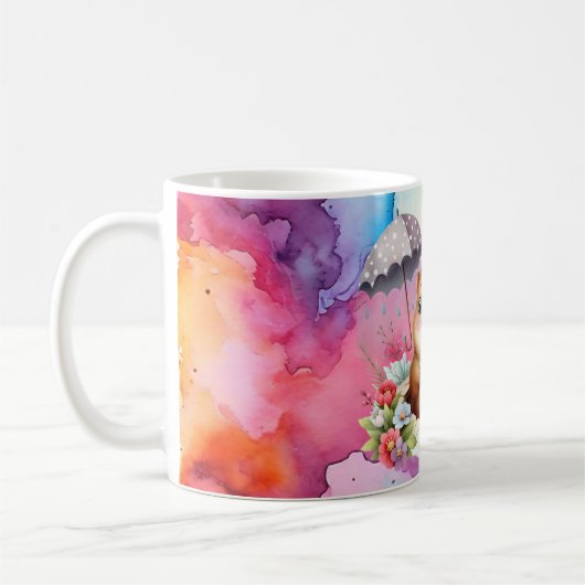 Groundhog Themed Coffee Tasse (Links)