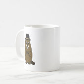 Groundhog verkleidet kaffeetasse (Vorderseite Links)