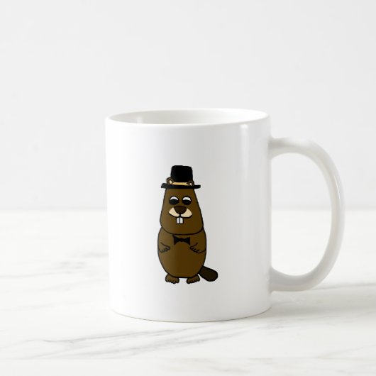 Groundhog verkleidet kaffeetasse (Rechts)