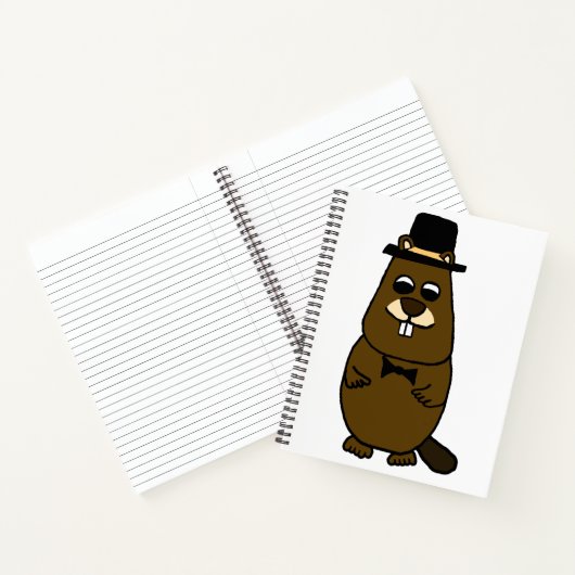 Groundhog verkleidet notizblock (Innenseite)