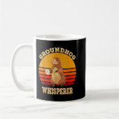 Groundhog Whisperer Funny Ground Hog Day 2020 Happ Kaffeetasse (Links)