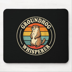 Groundhog-Whisperer-Team Schatten Cool Ground Hog Mousepad