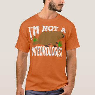 Groundhog Woodchuck Meteorology Meteorologist Gesc T-Shirt
