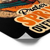 Groundhogs Prefer Spring Over Winter Groundhog Day Poster (Ecke)