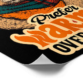 Groundhogs Prefer Warmth Over Winter Cozy February Poster (Ecke)