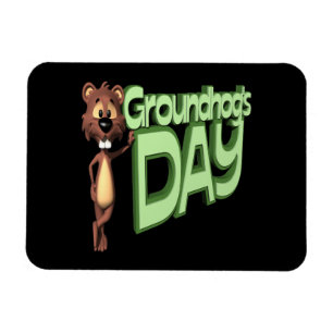 Groundhogs Tag Magnet