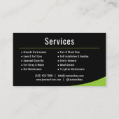Grounds Maintenance Landscaping Lawn Service Visitenkarte (Rückseite)