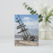 Groundschiff Postkarte (Stehend Vorderseite)
