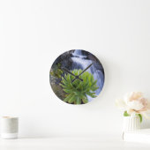 Groundsel oder Dendrosenecio 2 Runde Wanduhr (Zuhause)