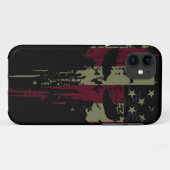 Grounge America Skull Case-Mate iPhone Case (Rückseite (Horizontal))