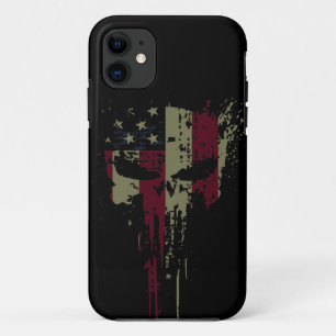 Grounge America Skull Case-Mate iPhone Case