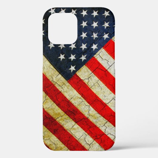 Grounge amerikanische Flagge Case-Mate iPhone Case (Rückseite)