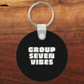 Group 7 Seven Vibes Elite Members Schlüsselanhänger (Vorderseite)