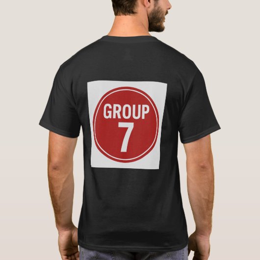 GROUP 7 T-Shirt (Rückseite)