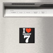 Group 7 Viral Trend I Love Group 7 Sarcastic G7 Me Magnet (In Situ (Geschirrspüler))