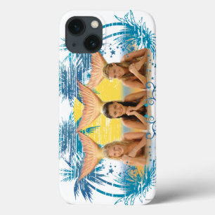 Group Blue Palm Tree Graphic Case-Mate iPhone Hülle