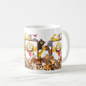 Group Cartoon Animals fun Kaffeetasse (VorderseiteRechts)