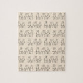 Group Chat Cute Bears Pattern Puzzle (Vertikal)