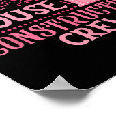 Group Gingerbread House Crew Weihnachten Cookie Poster (Ecke)