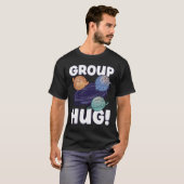 Group Hug! - Black Hole Space Astronomie T-Shirt (Vorne ganz)