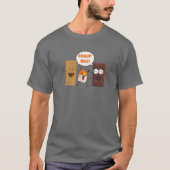 Group Hug Funny Smores Chocolate Marshmallow Campi T-Shirt (Vorderseite)