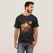 Group Hug Marshmallow Campfire Smores Funny Campin T-Shirt (Vorne ganz)