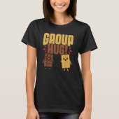Group Hug S'more Campfire Chocolate Marshmallow Ca T-Shirt (Vorderseite)