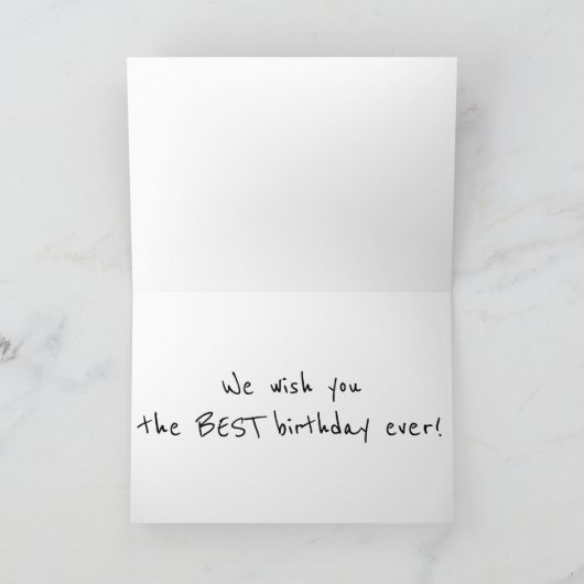 GROUP OF DOGS *BEST BIRTHDAY EVER DAD* WISHES KARTE (Innenseite)