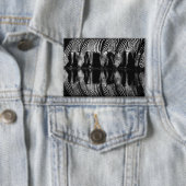 Group of Plains Zebra Drink Together at Night Button (Insitu)