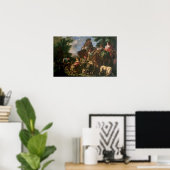 Group of shepherds with a horse poster (Heimbüro)