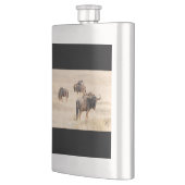 Group of Wildebeest Flachmann (Links)