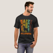 Group Pajamas Matching Halloween Costume Retro Lab T-Shirt (Vorne ganz)
