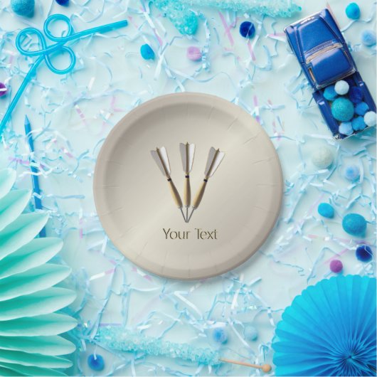 Grouped Dart Design Pappteller (Party)