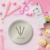 Grouped Dart Design Pappteller (Party)