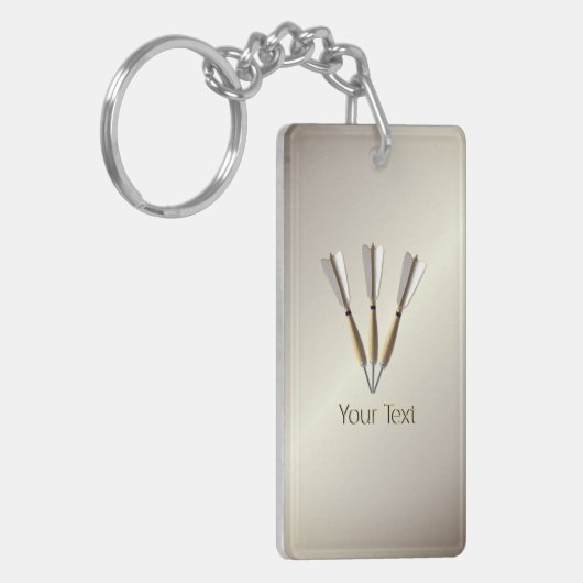 Grouped Dart Design Personal Schlüsselanhänger (Vorderseite links)