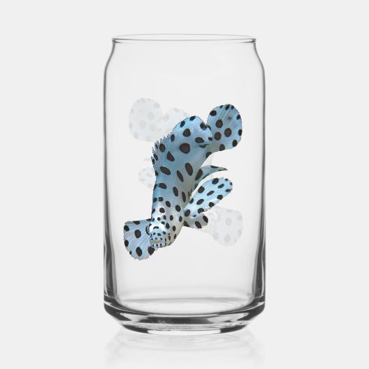 Grouper - Abstraktes Design - Aus einem Foto schne Dosenglas (Vorderseite)