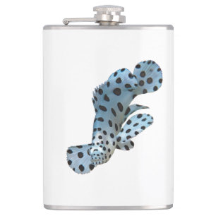 Grouper - Abstraktes Design - Aus einem Foto schne Flachmann