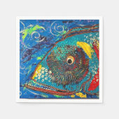 Grouper Cocktail Napkins Serviette (Vorderseite)