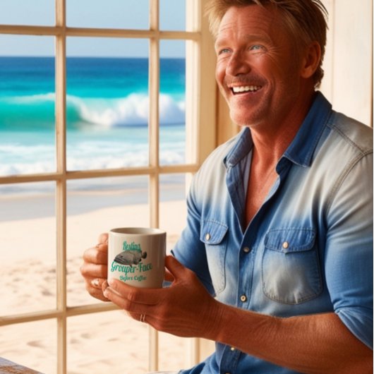 Grouper-Face-Coffee-Tasse Kaffeetasse