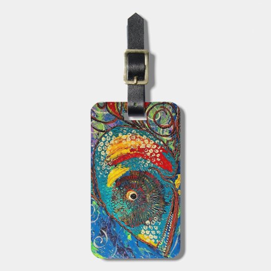 Grouper Luggage Tag Gepäckanhänger (Vorderseite vertikal)