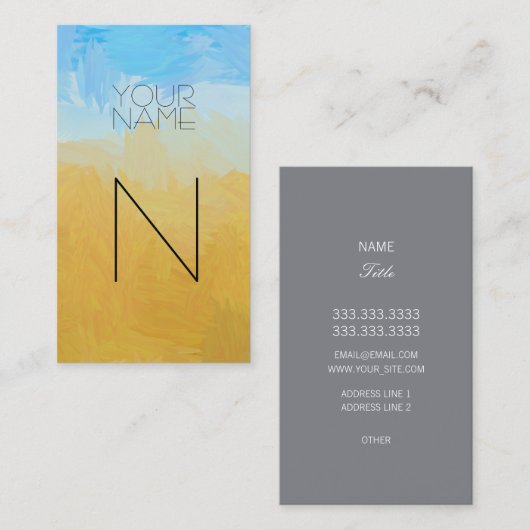 Groupon abstrakt visitenkarte (Vorne/Hinten)