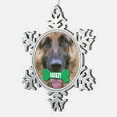 GROUPON Foto-Haustier mit kundenspezifischem Schneeflocken Zinn-Ornament (Rechts)