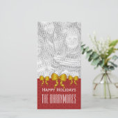 GROUPON Gold Bows Frohe Weihnachten V9 (Stehend Vorderseite)