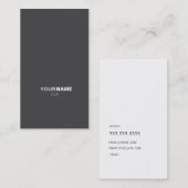 Groupon Grau Visitenkarte (Vorne/Hinten)