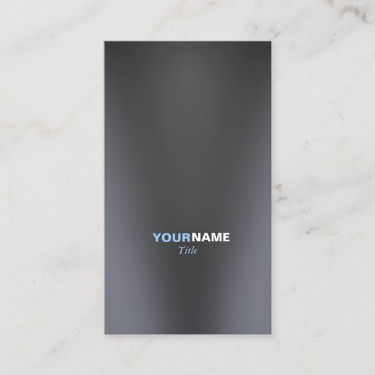 Groupon Metall Visitenkarte (Vorderseite)